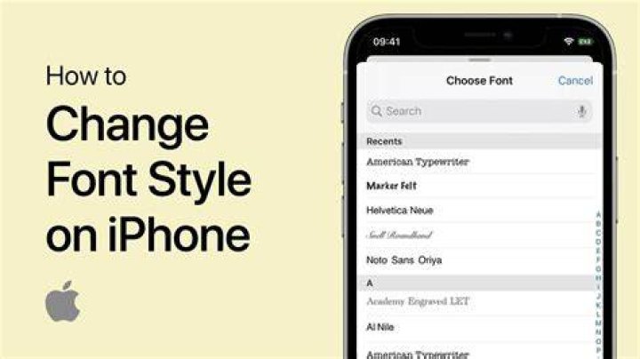 Can I change the font on my iPhone 8?