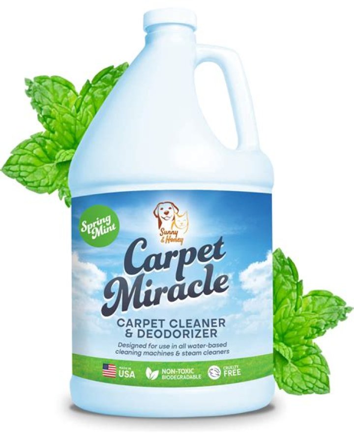 Can you put nature's miracle in a carpet cleaner?
