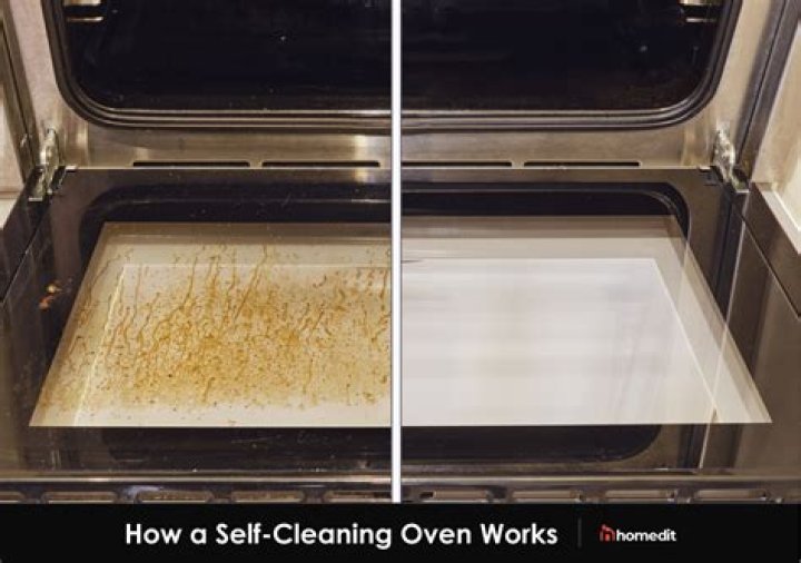 Can you steam clean a self cleaning oven?