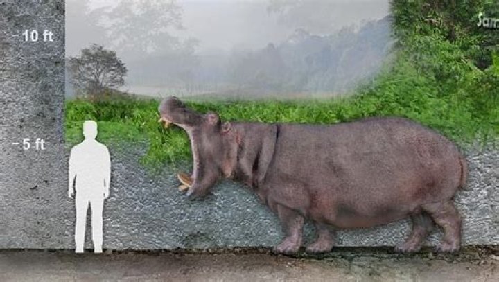 How big is the biggest hippo?