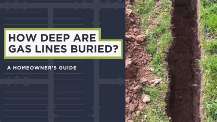 How deep are gas lines buried in Saskatchewan?