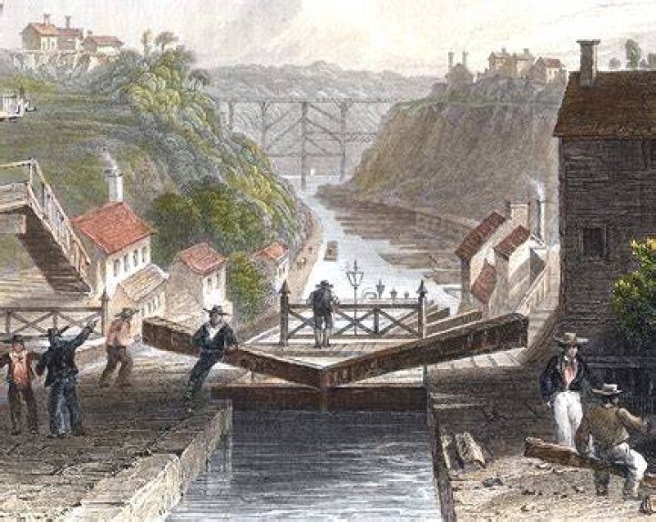 How did the Erie Canal work?