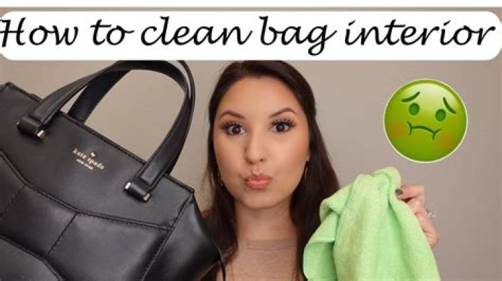 How do I clean the inside of a Kate Spade purse?