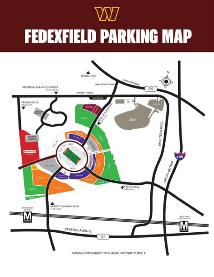 How do I get from DC to FedEx Field?