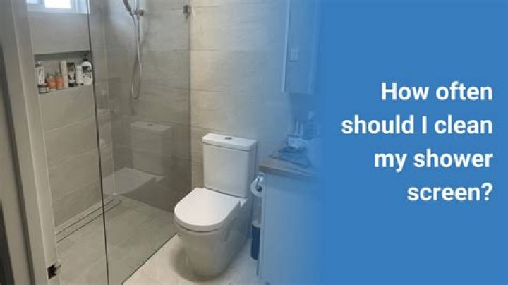How do I remove my shower screen?