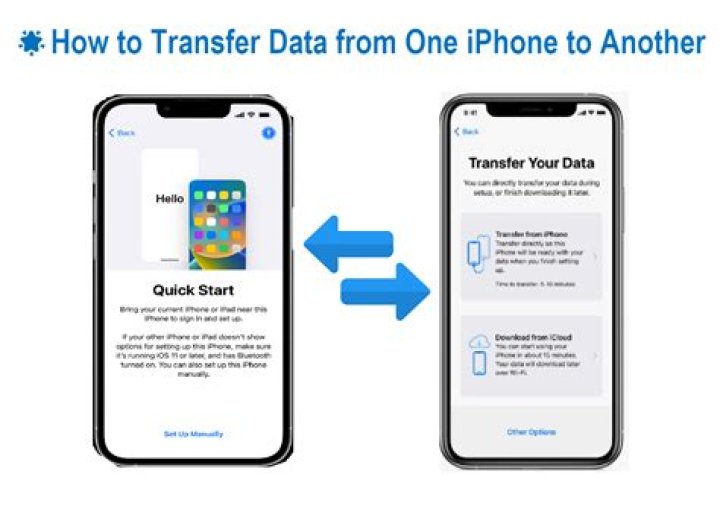 How do I transfer my iPhone data to a new Iphone?