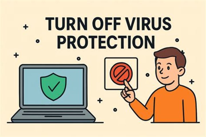How do I turn off my virus protection?