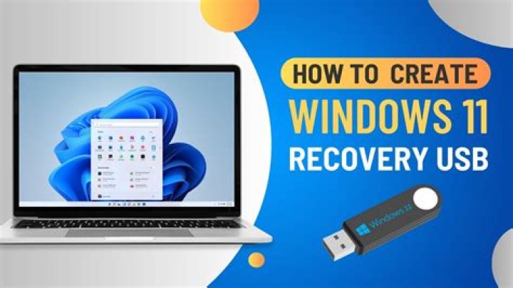 How do I use recovery USB Windows 10?