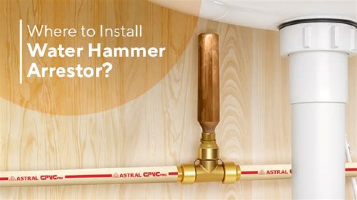 How do you fix water hammer in house?