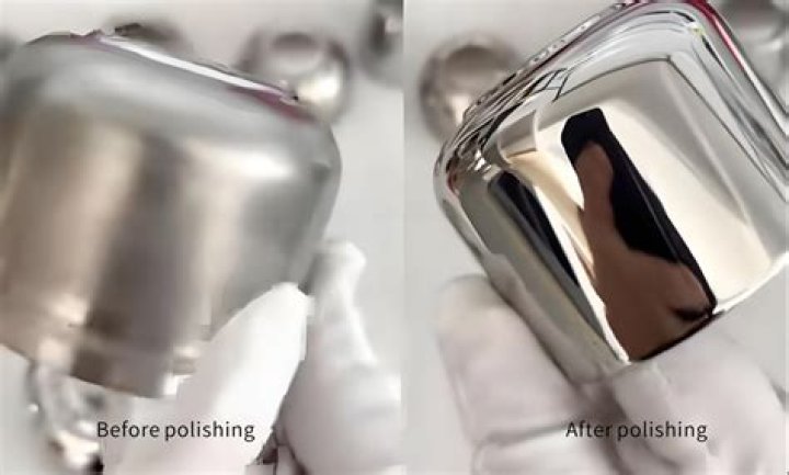 How do you polish metal after sanding?