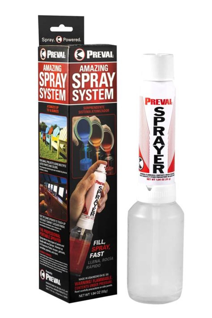 How do you spray gelcoat with a Preval Sprayer?