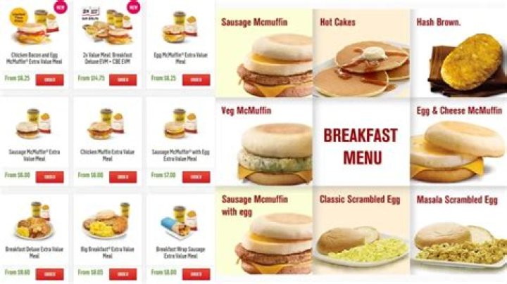 What breakfast items are all day at mcdonalds?