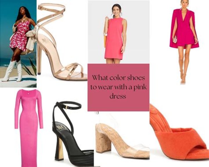 What color goes with pink shoes?