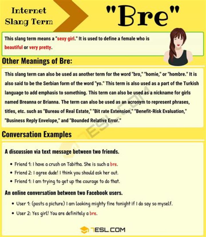 What does Bre mean in Serbian?