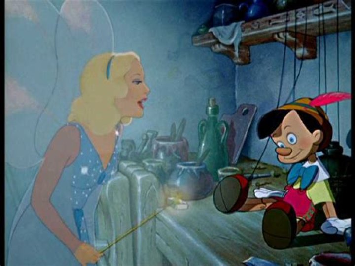 What does the Blue Fairy say to Pinocchio?