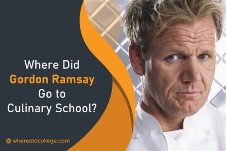 When did Gordon Ramsay go to culinary school?