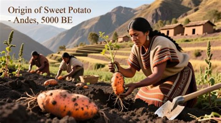 Where did the sweet potato originated from?