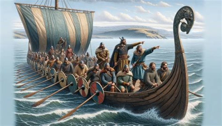 Who did the Vikings descend from?